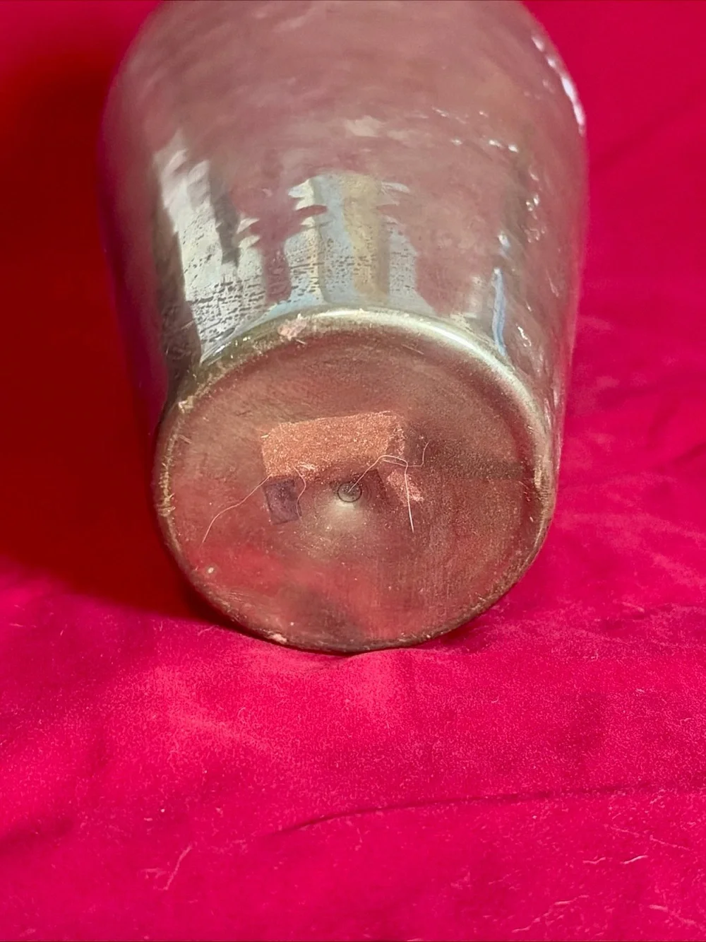 VTG Hammered Brass Vase Rope Twist Accent Wavy Rim Handmade 9